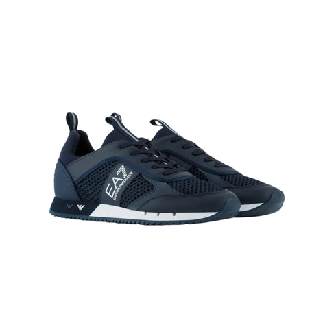 EA7 Emporio Armani Sneakers Sneakers Uomo in tessuto traspirante Blu P24-EA7 EMPORIOX8X027XK050-D813-7½ - Francavilla Moda